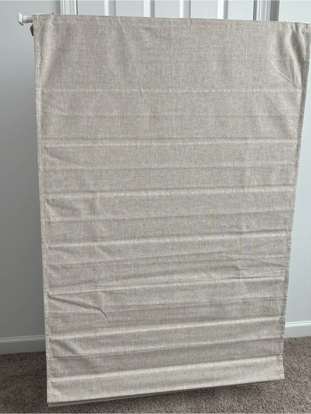 Blackout No Drill Blinds, Cordless Roman Shade (LazBlinds)